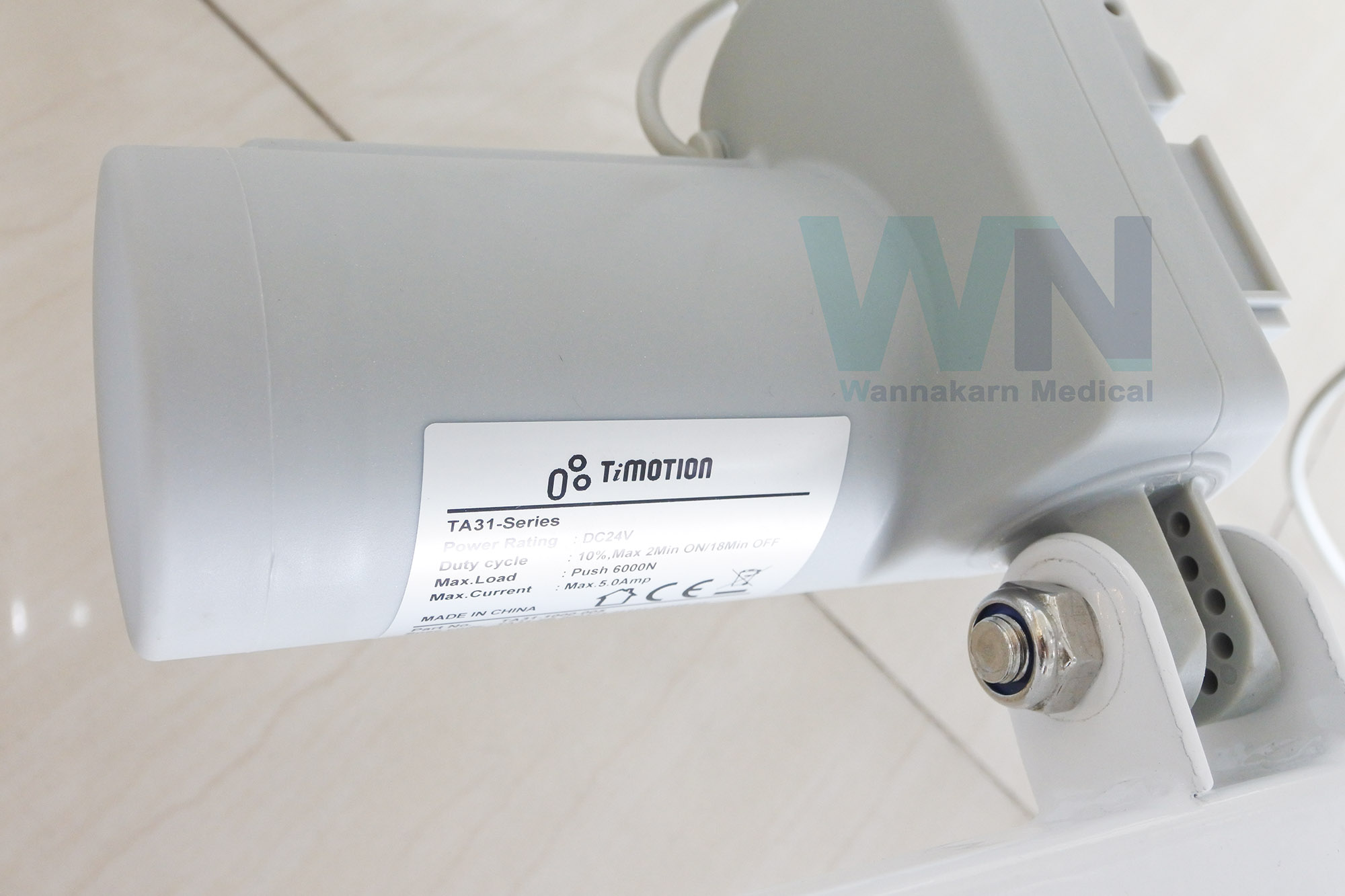 Medical Bed MK-E-02 เตียงผู้ป่วยปรับไฟฟ้า 3 ฟังก์ชั่น ราวปีกนก