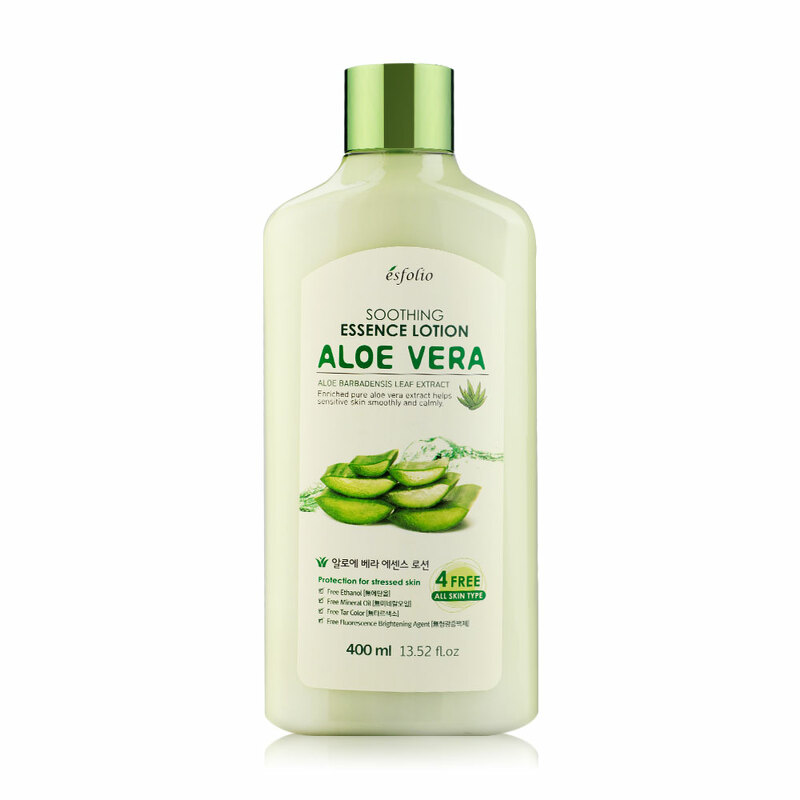 Esfolio Aloe Vera Soothing Essence Lotion 400 ml.