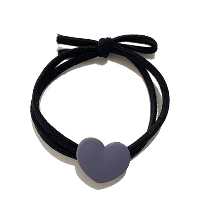 💗ยางยืดรัดผมรูปทรงหัวใจ lovely ชิ้นละ 2 บาท( คละสี )✔️พร้อมส่ง Ohwowshop ยางยืด ยางมัดผม ยางยืดรัดผมเกาหลี ยางรัดผม