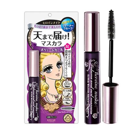 Kiss Me Heroine Make Super Waterproof Volume & Curl Mascara #Black