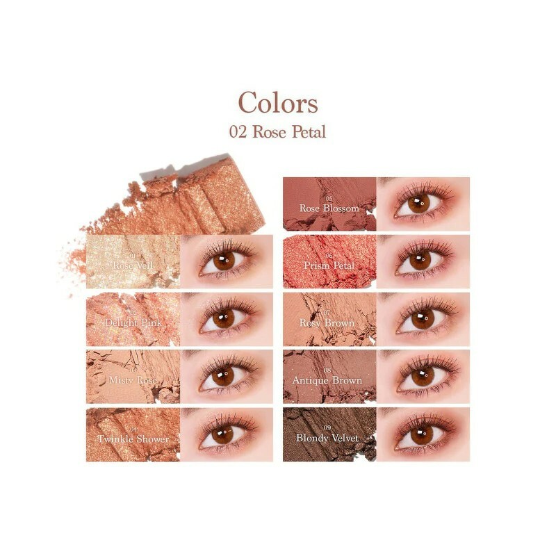 Dasique Shadow Palette 7 g. #02 Rose Petal