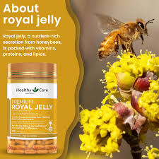 Healthy Care Royal Jelly 1000 mg. (120 Soft Capsules) Exp. Feb 2028