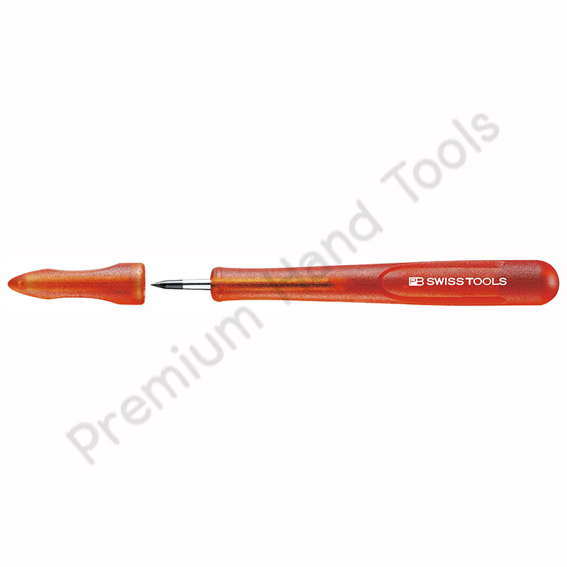 ปากกาเหล็กขีดหัวคาร์ไบด์ PB Swiss Tools รุ่น PB 704.K-20 พร้อมปลอกสวม