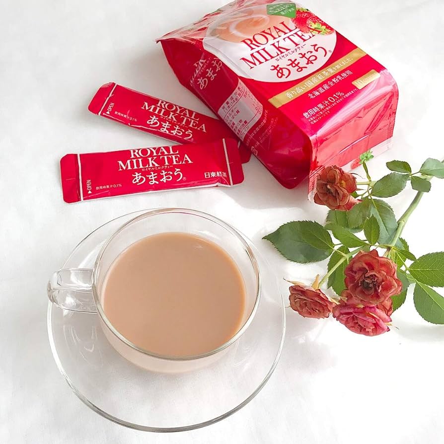 Nitto Royal Milk Tea Strawberry 8 Sticks