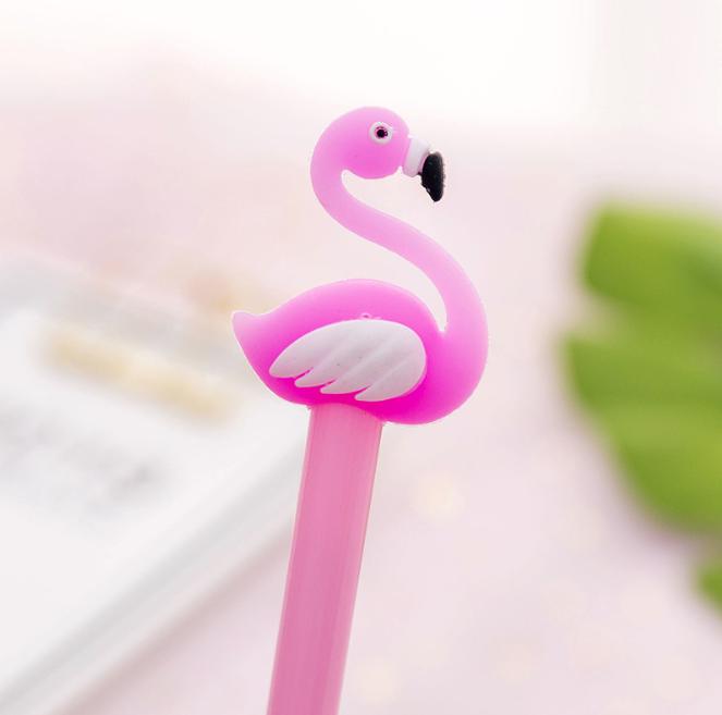 ปากกานกฟลามิงโก้ [ เจลดำ ] ชิ้นละ 4 บาท Ohwowshop