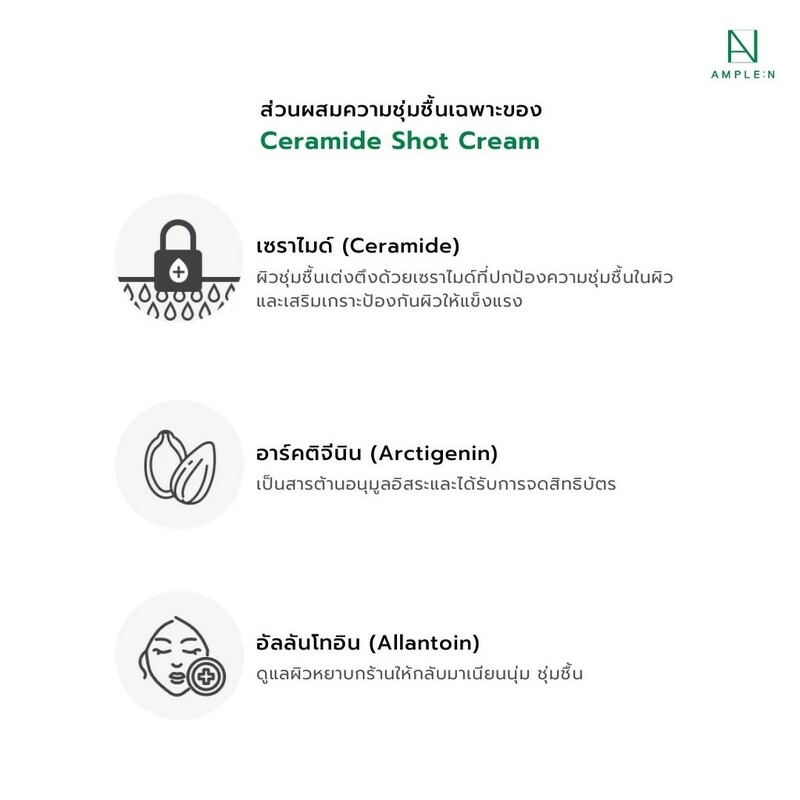 AMPLE : N Ceramide Shot Cream 50 ml.