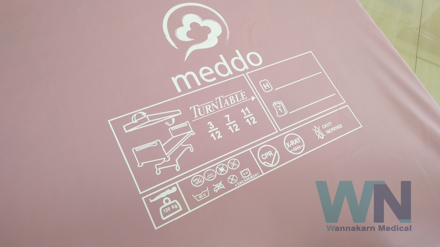 ที่นอนโฟมป้องกันแผลกดทับ Meddo Turntable รุ่น นอนได้ 2 ด้าน กันแผลกดทับได้ทั้ง 2 ด้าน MODEL FM1516 L