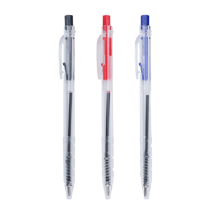 ⭐ปากกากดลูกลื่น🔵🔴⚫ด้ามใส 0.7 ด้าม 2 บาท [🎲เลือกสี] ✔️ พร้อมส่ง Ohwowshop ปากกา เครื่องเขียน จดบันทึก