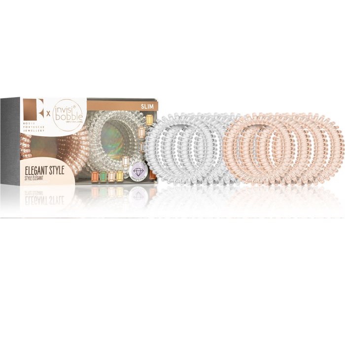 Invisibobble Rosie Fortescue SLIM Pink Glasses 8 เส้น/กล่อง