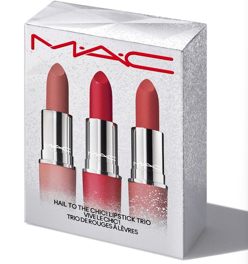 M.A.C Hail To Chic! Lipstick Trio Set 3 Colors