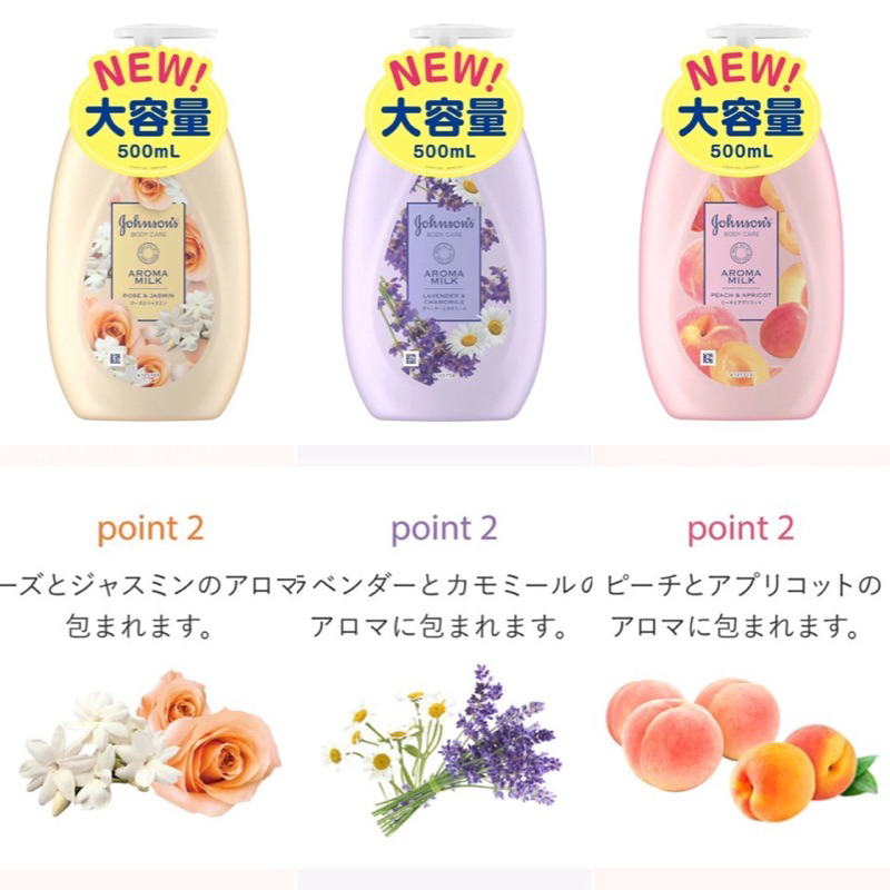 Johnson's Body Care Aroma Milk 200 ml #Rose & Jasmine