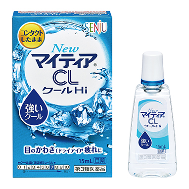 Senju New Mytear CL Hi Cool Eyedrops 15 ml. (กล่องน้ำเงิน ความเย็นระดับ 7)