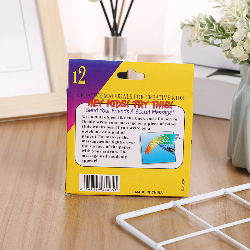 🌈ดินสอสีเทียน🌈 Color crayons 12 สี กล่องละ 7 บาท ✔️พร้อมส่ง Ohwowshop สีไม้ ดินสอ เครื่องเขียน