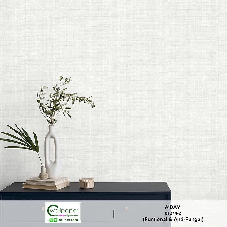 วอลเปเปอร์ สีเทาอ่อน No.81374-2