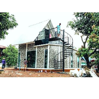 บ้านสำเร็จรูป MS11-MK23 ขนาดกว้าง3.60xยาว5.40xสูง2.87เมตร ราคา775,215.00 / หลัง