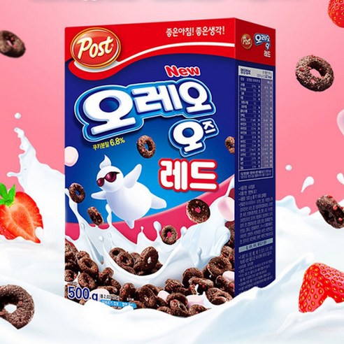 Oreo's O's Cereal 250 g. (Made in Korea) #Strawberry