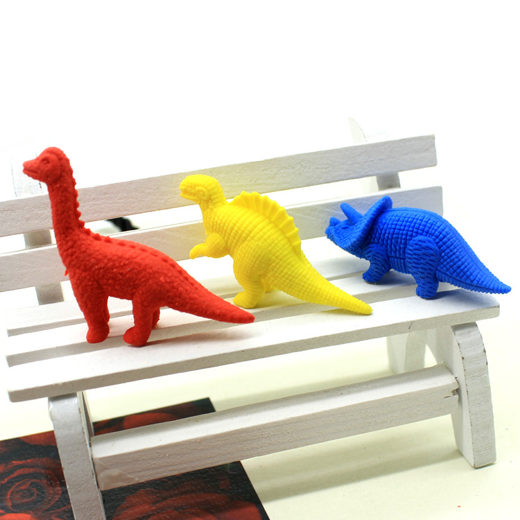 🌈ยางลบรูปทรง🦕🦖ยางลไดโนเสาร์ หลาก สุ่มคละสี✅พร้อมส่งในไทย ยางลบ เครื่องเขียน ลบคำผิดดินสอ