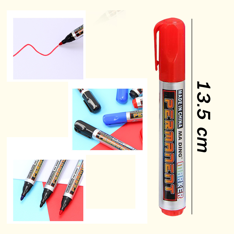 🔥ปากกาสีแท่ง🔥MARKER🔵🔴ปากกาเคมี เน้นข้อความ📌เลือกสี ราคา 4 บาท/แท่ง✔️พร้อมส่ง Ohwowshop ปากกามาร์คเกอร์ ปากกาเคมี Chemical pen ปากกากันน้ำ