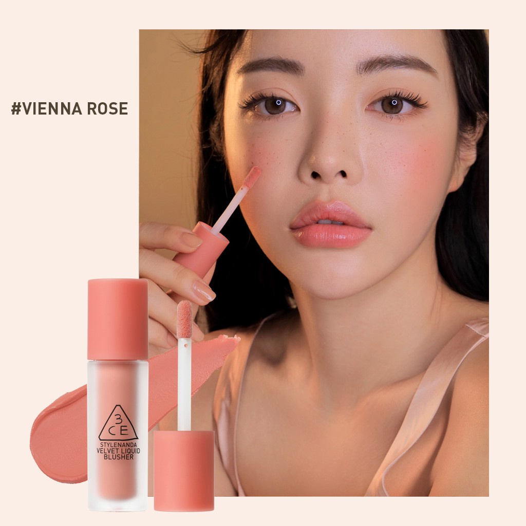 3CE Velvet Liquid Blusher 3.4 g. #Vienna Rose