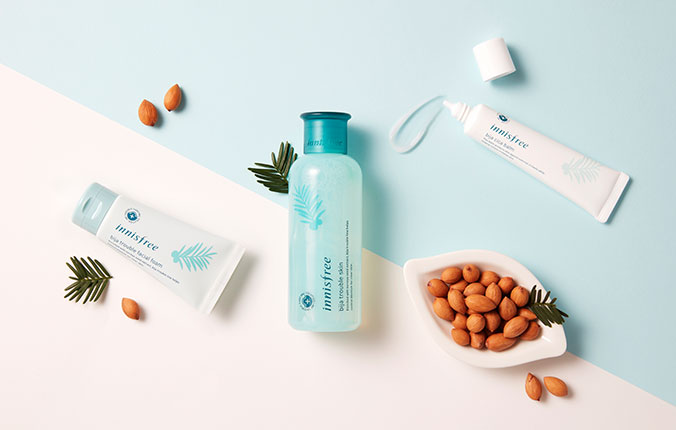 Innisfree Bija Trouble Skin & Bija Cica Balm Duo Set