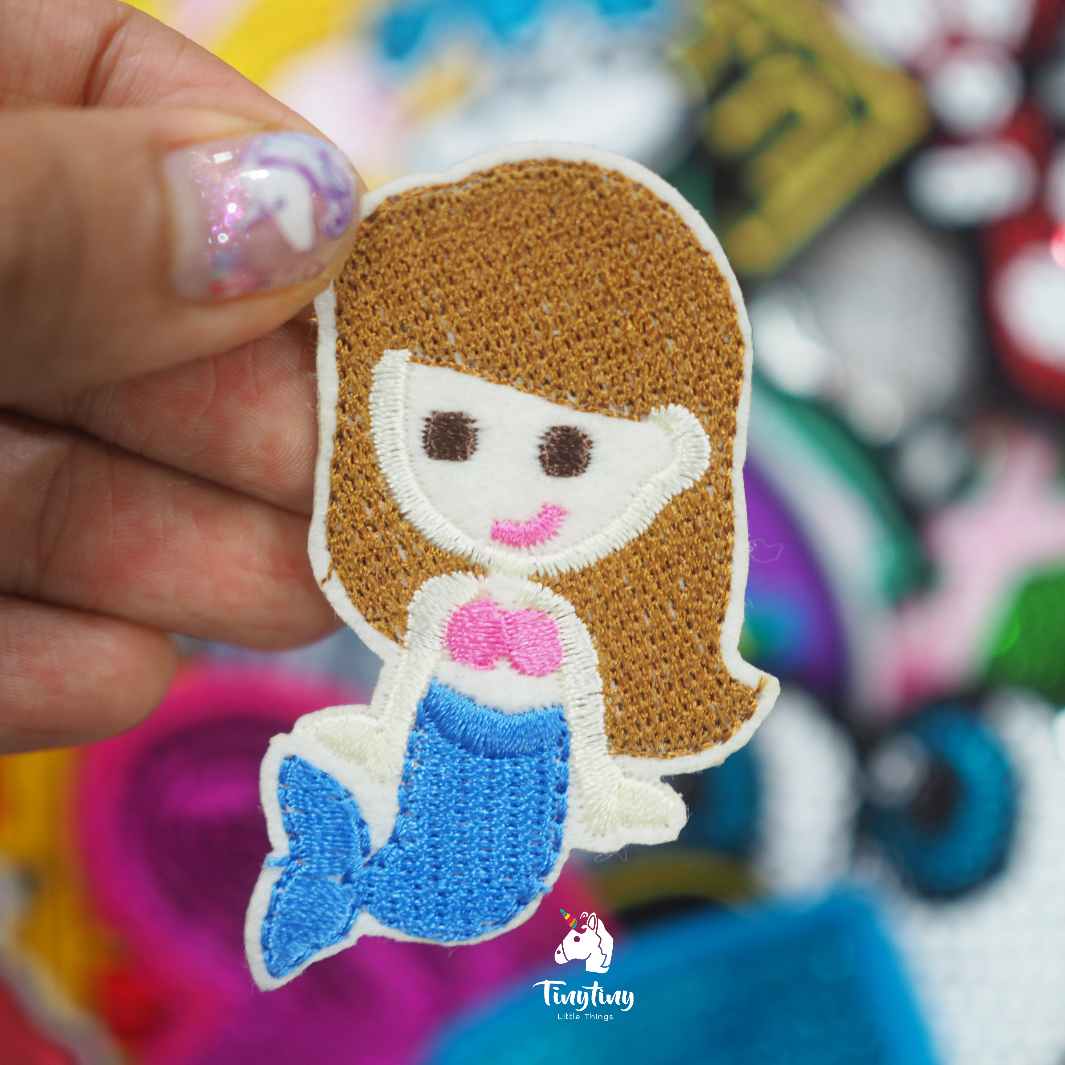 ตัวรีดติดเสื้อนางเงือก