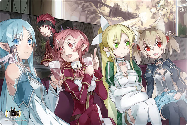 สนามการ์ด Bushiroad Rubber Mat Dengeki Bunko Sword Art Online Phantom Bullet Group