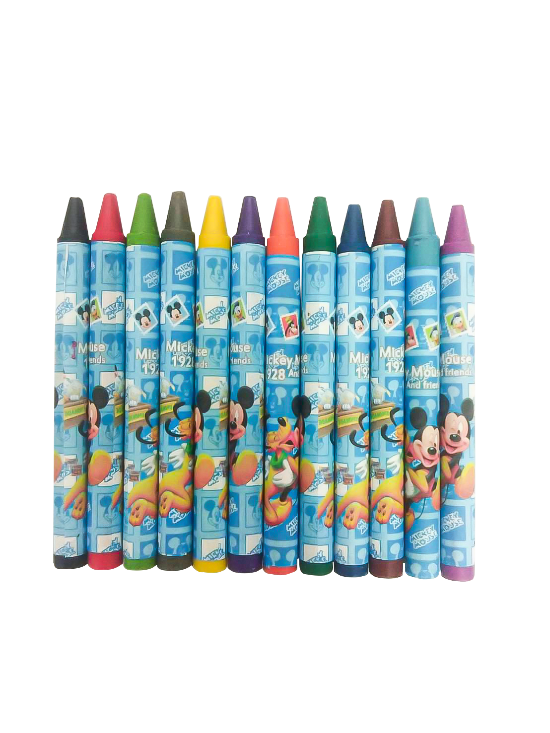 🌈✏สีเทียนใหญ่ 12 สี ลายการ์ตูน กล่องละ 12 บาท ✔️พร้อมส่ง (🎲สุ่มลาย) Ohwowshop สีเทียน ระบายสี