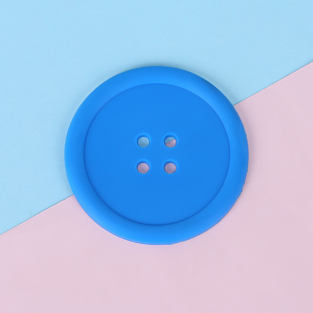 🌈แผ่นรองแก้วยางซิลิโคน🌈รูปทรงกระดุมยัก 9x9cm📌เลือกสี ชิ้นละ 3 บาท ✔️พร้อมส่ง Ohwowshop รองแก้ว สวยงาม ราคาถูก