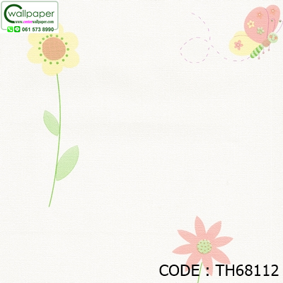 วอลเปเปอร์ติดผนังลายน่ารัก No.TH68112