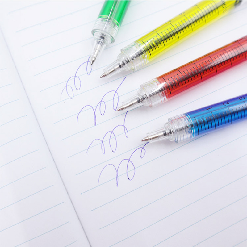 🌈ปากการูปทรงเข็มฉีดยา🌈 ลูกลื่นไส้สีน้ำเงิน 🎲สุ่มสี✔️พร้อมส่งในไทย ของขวัญ ของชำร่วย ปากกา ลูกลื่น