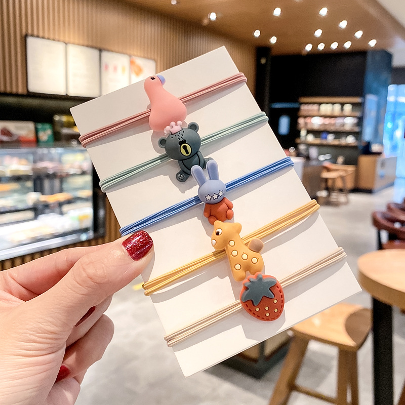 🌈ยางยืดรัดผม🌈รูปทรงตุ๊กตาการตูน Cool Animal หลากสี ชิ้นละ 3 บาท 📌คละลาย ✔️พร้อมส่ง Ohwowshop หนังยางรัดผมเกาหลี ยางรัดผมไสต์เกาหลี