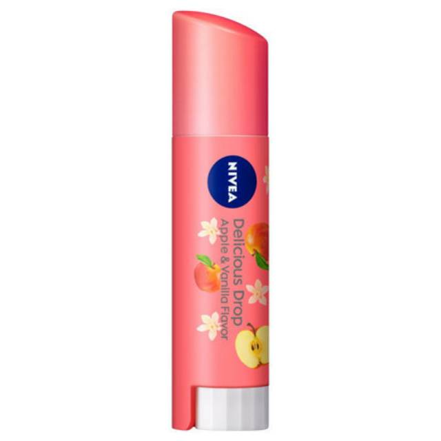 NIVEA Flavor Lip Delicious Drop Apple & Vanilla Flavor SPF11 3.5 g.