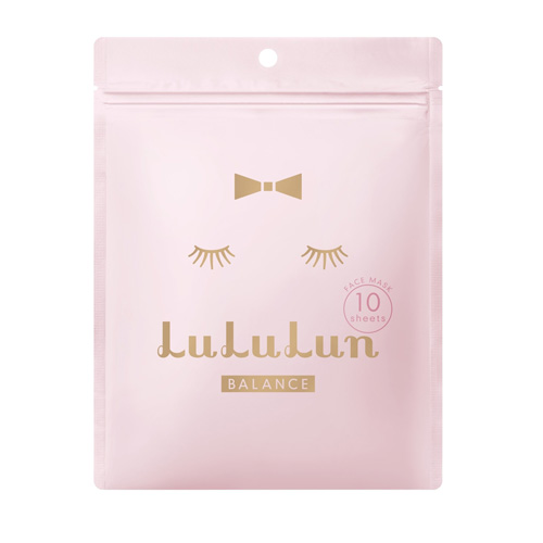 Lululun Moisterizer Balance Facial Mask 10 แผ่น สูตรมอยเจอร์ไรเซอร์ บาลานซ์