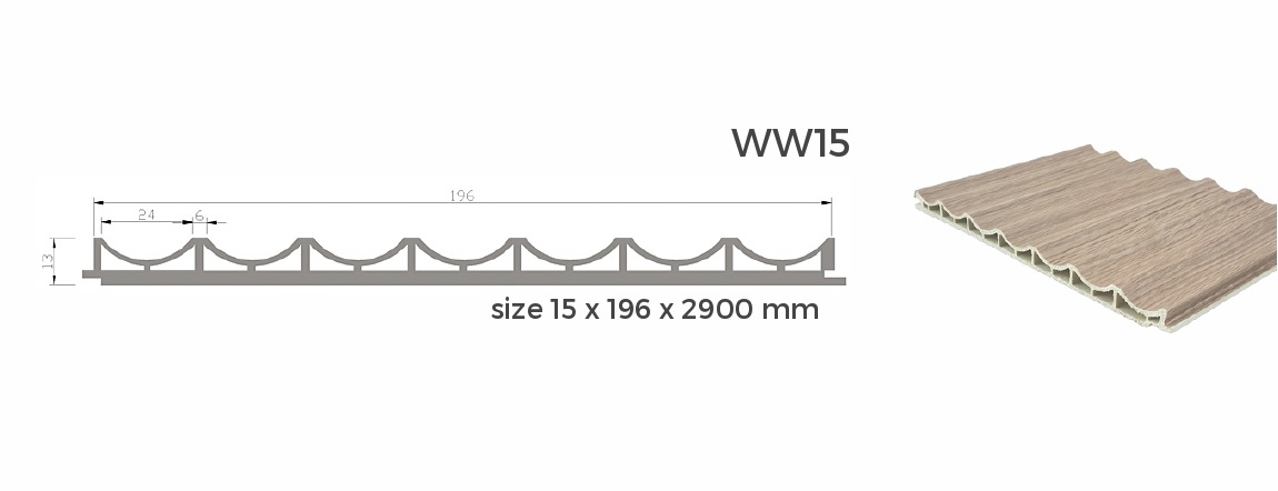 ไม้ระแนง WPC WW15