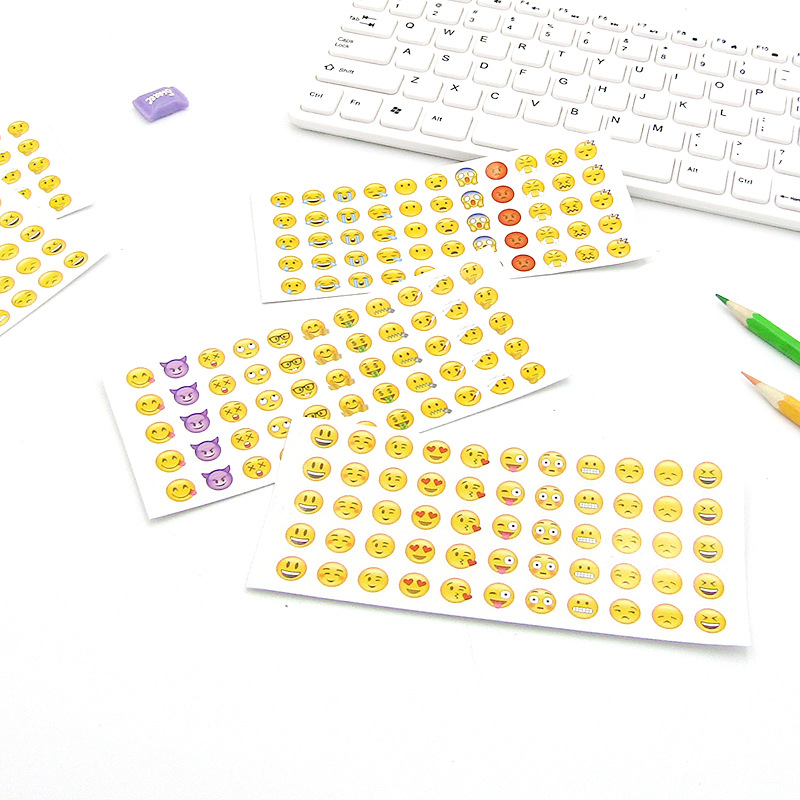 ⭐สติกเกอร์⭐ Sticker Emoji 😀ราคา 2 บาท ต่อแผ่น 📌คละลาย ✅Ohwowshop พร้อมส่งในไทย ตกแต่ง DIY Sticker สติ๊กเกอร์