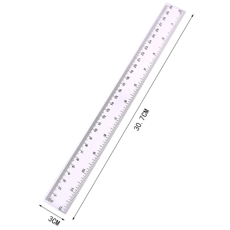 ⭐ไม้บรรทัดใส⭐📏Ruler 15,30 cm✔️ พร้อมส่งในไทย ไม้บรรทัด เครื่องเขียน พลาสติก ของขวัญ ของชำร่วย