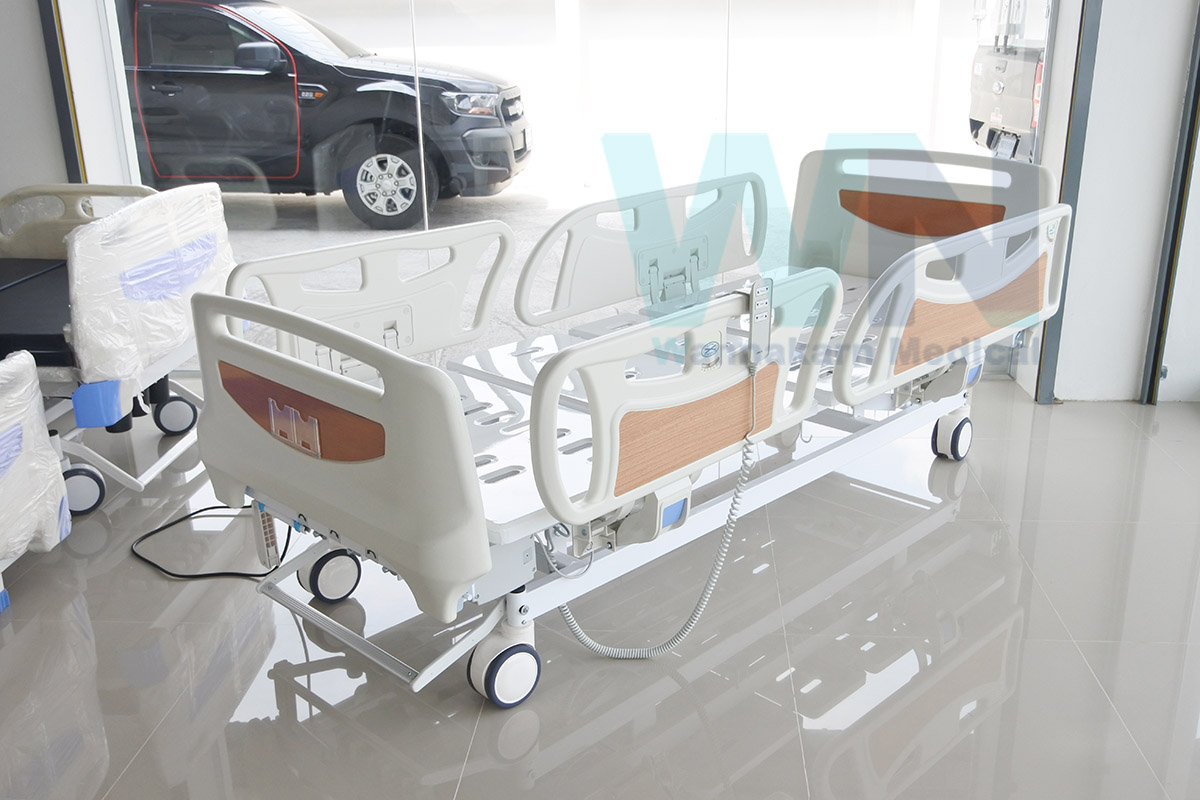 Medical Bed MK-D-01 เตียงไฟฟ้า-แมนนวล 3 ฟังก์ชั่น ราวปีกนก