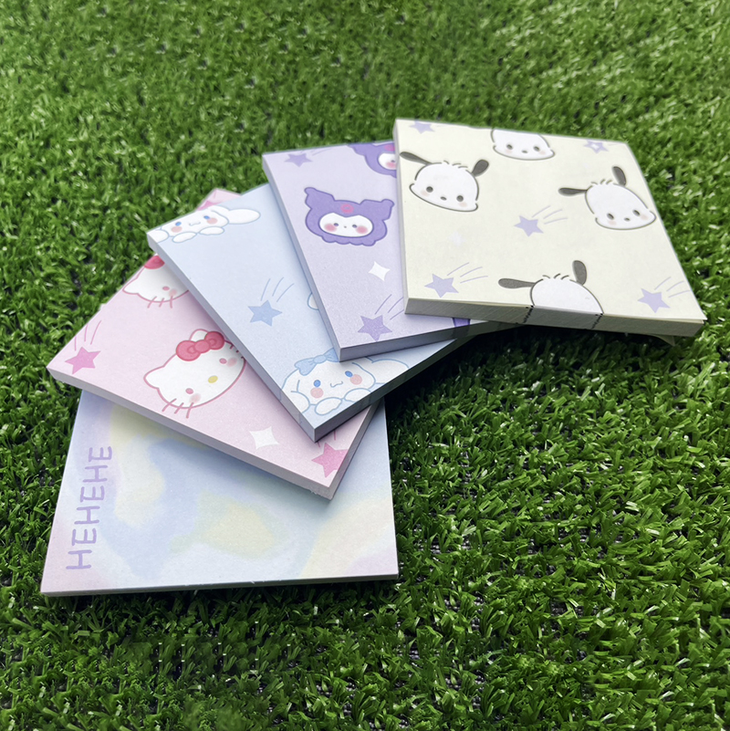🌈กระดาษโน๊ตกาวในตัว🌈Sticky Note Lovely Cartoon 8x8 50แผ่น📌เลือกลาย ราคา 6 บาท✔️พร้อมส่ง Ohwowshop เครื่องเขียน โพสอิท สวยงาม ข้อความ