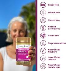 Healthy Care Resveratrol Capsule 180 แคปซูล