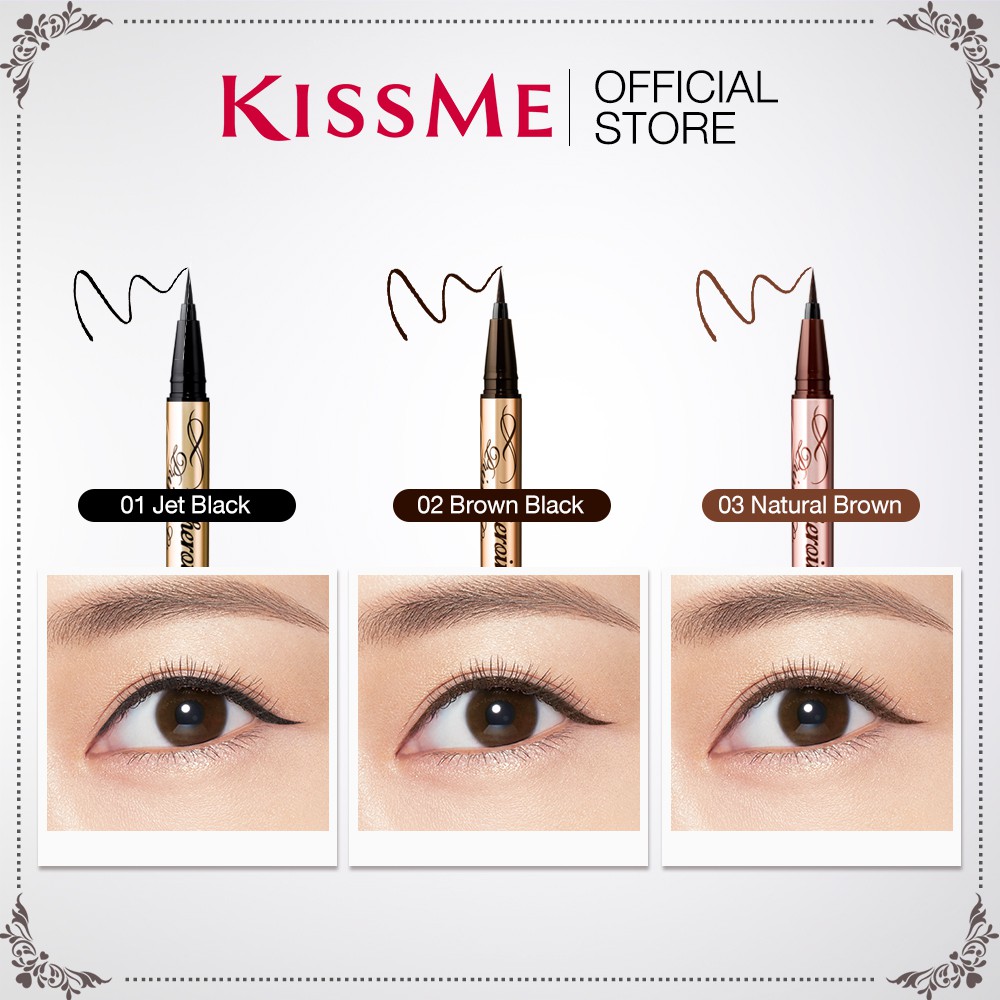 Kiss Me Heroine Make Prime Liquid Eyeliner Rich Keep #01 Jet Black