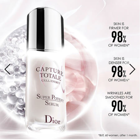 Dior Capture Totale Super Potent Serum Total Age-Defying and Firming Face Serum 10 ml.