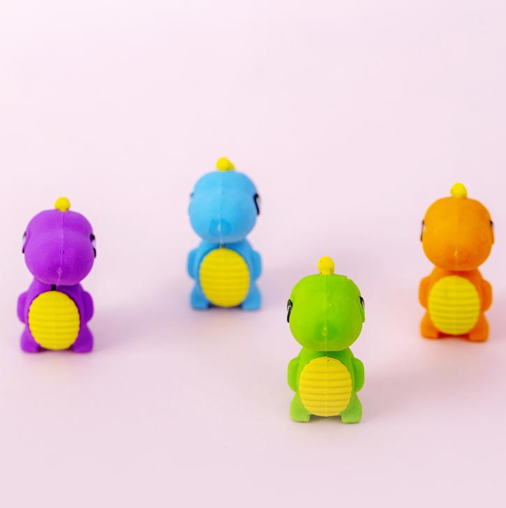 ยางลบไดโนเสาร์อ้วน ชิ้นละ 3 บาท ✔️พร้อมส่ง (🎲สุ่มลาย) Ohwowshop