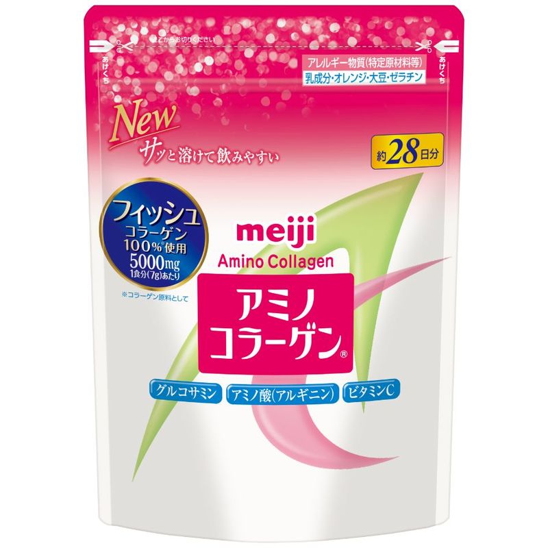 Meiji Amino Collagen 5,000 mg. 214 g. (Refill)