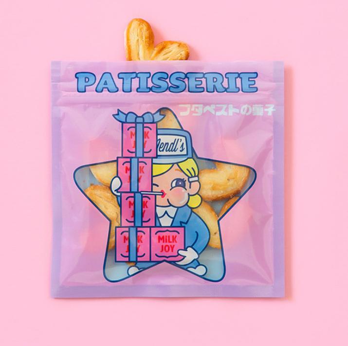 🌈ถุงเก็บอุปกรณ์ลายการ์ตูน 13.5x13.5 cm ชิ้นละ 2 บาท 📌เลือกแบบสินค้าได้ ✔️พร้อมส่ง Ohwowshop ถุง เก็บของ พลาสติก