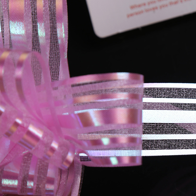 🎁โบว์รูด ริบบิ้นรูด🎀Large size🎉(เงาพิเศษ) 50mm📌สินค้าเลือกสี✔️พร้อมส่งในไทย โบว์ติดของขวัญ DIY