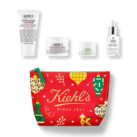 Kiehl's Bright up & Glow 4 Items พร้อมกระเป๋า