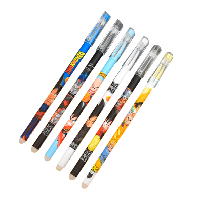 ⭐ปากกาลบได้ลาย⭐ การ์ตูนนักสู้ ไส้สีน้ำเงิน 0.5 (🎲สุ่มลาย) ชิ้นละ 6 บาท ✔️พร้อมส่ง Ohwowshop ลบได้ ปากกาเจลลบได้ เครื่องเขียน