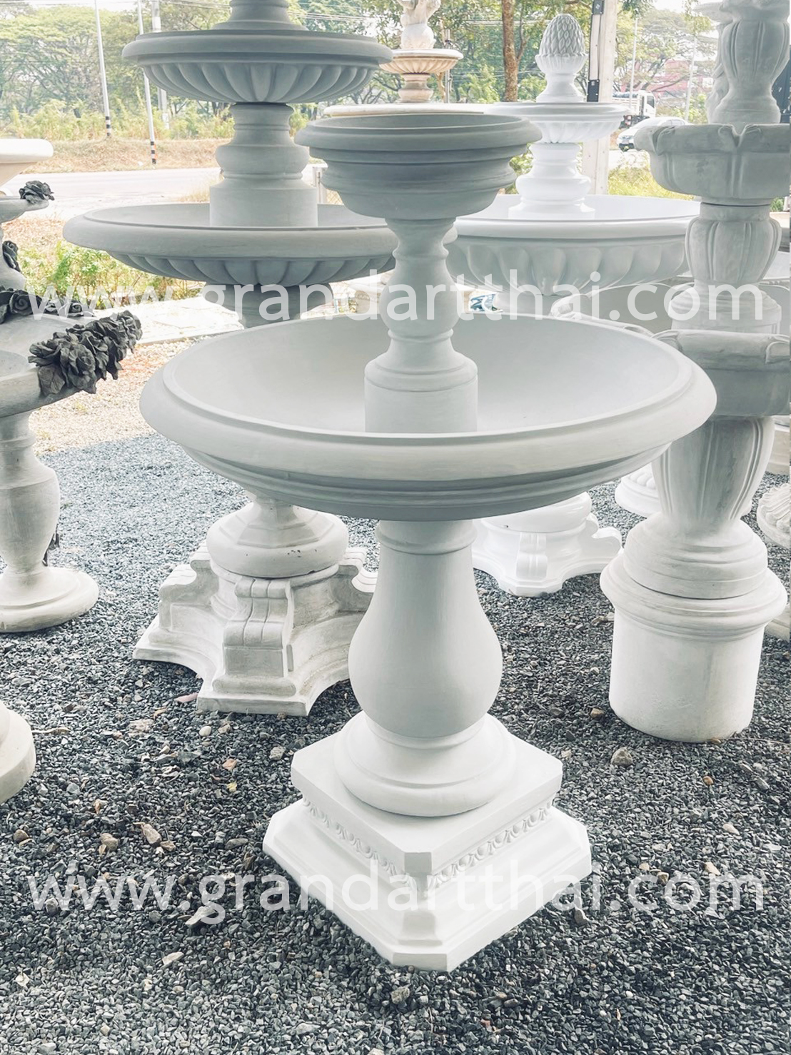 .น้ำพุแบบเรียบ 2 ชั้น