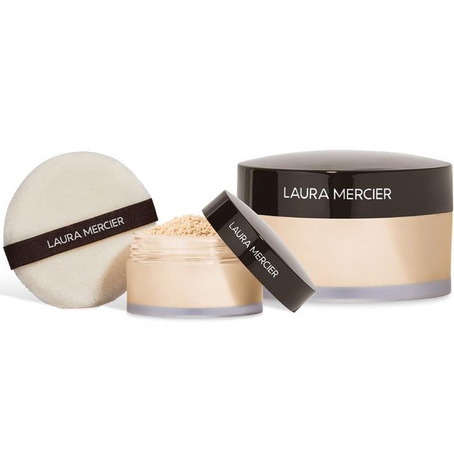 Laura Mercier Translucent Loose Setting Powder Duo and Velour Puff