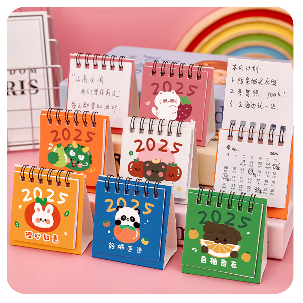 ⭐📆ปฎิทิน Mimiน่ารัก⭐ปี 2025 เลือกลาย✔️พร้อมส่งในไทย ปฏิทินตั้งโต๊ะ 2568 ปฎิทินขนาดพกพา ของแจกปีใหม่